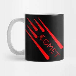 Comet In Red Mug